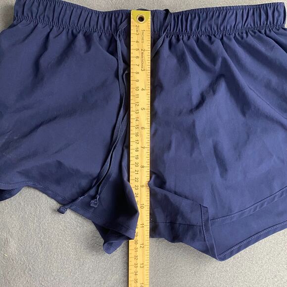 New Balance Athletic Running Shorts Womens S Navy Blue 3" Inseam Elastic Waist - Picture 7 of 9